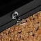 Alpine Industries 40 Gal. Stone Steel All-Weather Panel Outdoor Trash Can, Ash Tray Lid 472-40-STO - alternate 6